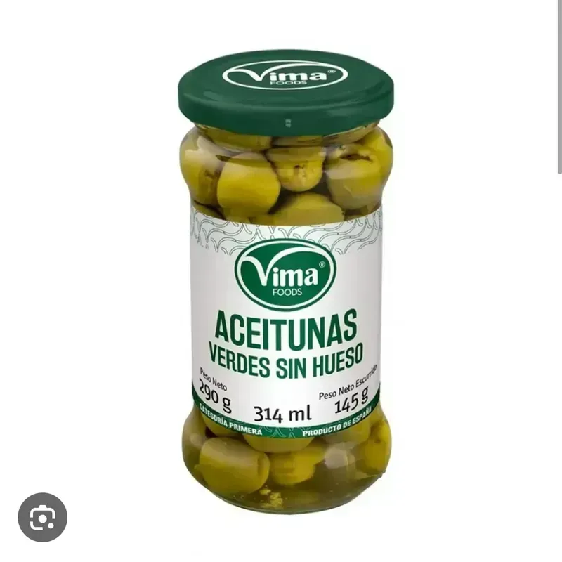 Aceituna Sin Hueso Pomo 314 ml