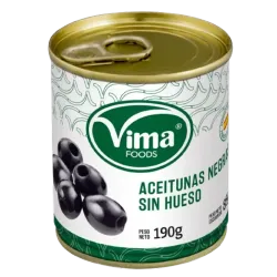 Aceitunas Negras Sin Hueso 212 ml