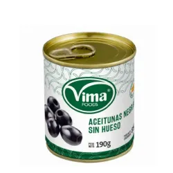 Aceitunas Negras Sin Hueso Vima 190 gr 