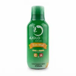 Ajolotius Jarabe con Miel y Mezcla Herbal | Vitaminas A y C, 250 ml