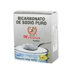 Bicarbonato de Sodio Puro en Polvo Mercurio | Presentación 100 g