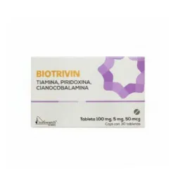 Biotrivin Complejo Vitamínico B - 30 Tableta