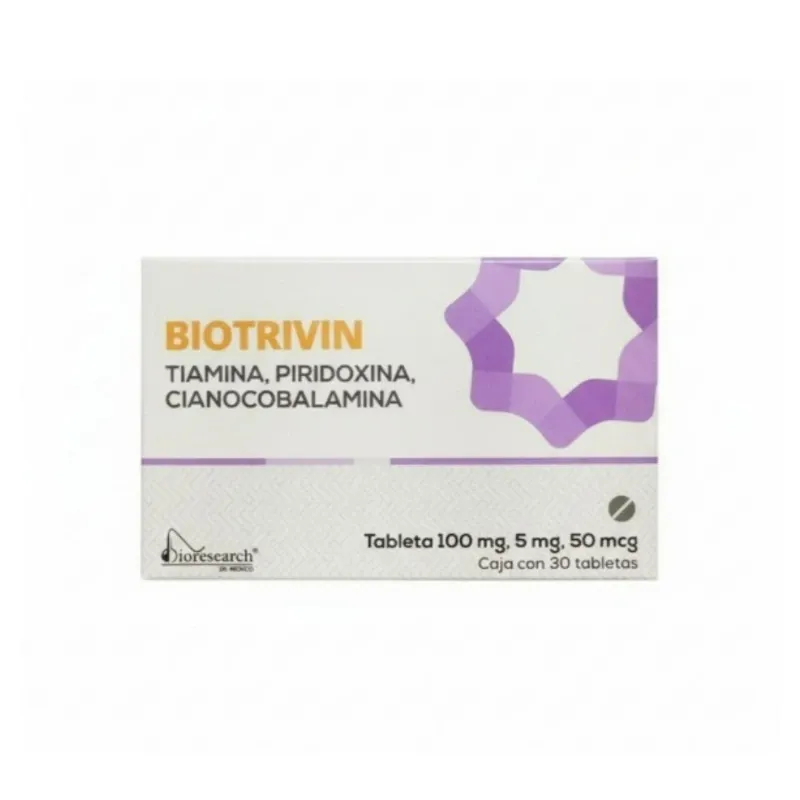 Biotrivin Complejo Vitamínico B - 30 Tableta