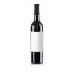 Botella de vino tinto importado