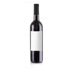 Botella de vino tinto importado