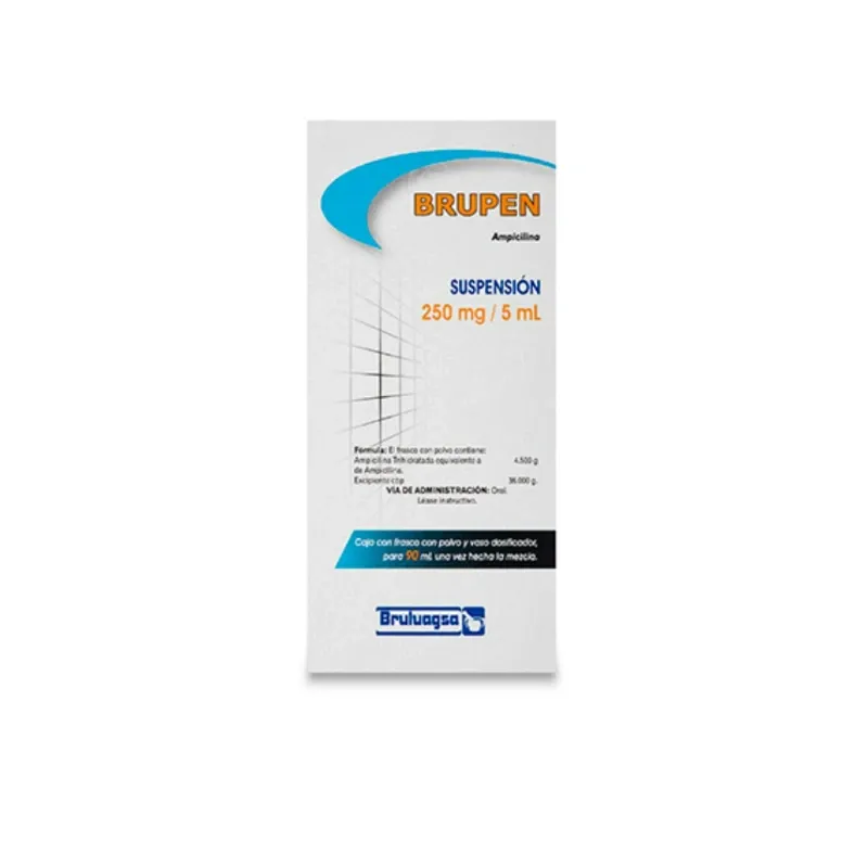 Brupen Ampicilina 250 mg/5 mL Suspensión Oral