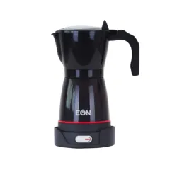 Cafetera Eléctrica EON 6 Tazas (300ml) – Mango de Tacto Frío (color Negro)