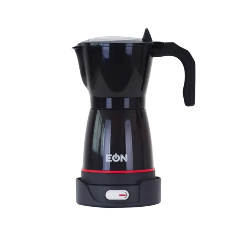 Cafetera Eléctrica EON 6 Tazas (300ml) – Mango de Tacto Frío (color Negro)