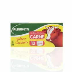 Caja de 12 Cubitos de Caldo de Carne Aldaketa 120 gr