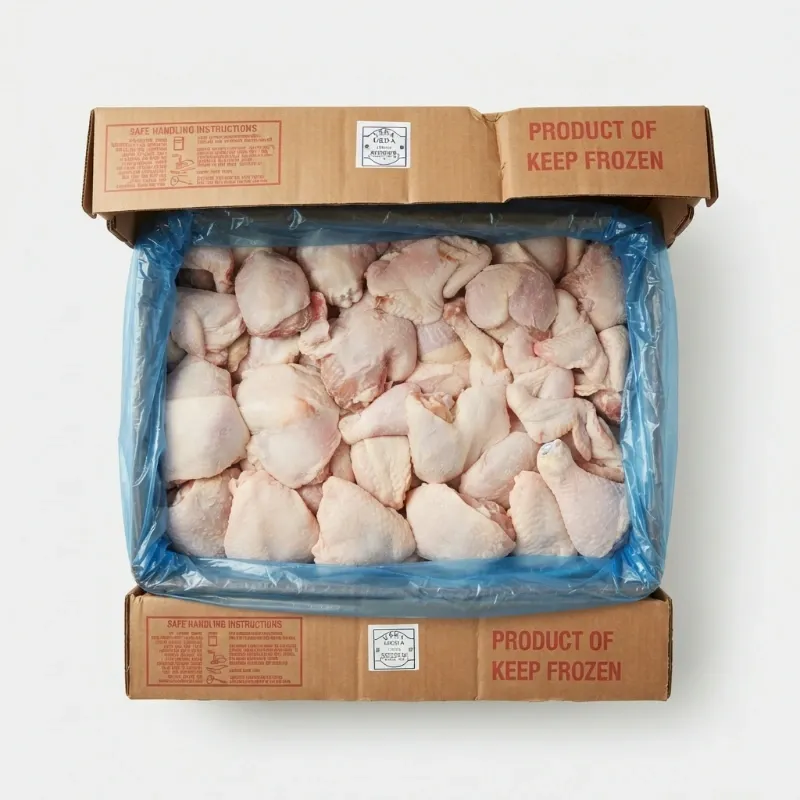 Caja de Medio Pollo 15 kg – Medio pollo (Pollo picado a la mitad)