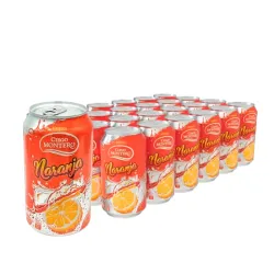 Caja de refrescos sabor Naranja (24 unidades) 