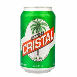Cerveza Cristal (lata o botella, según disponibilidad)