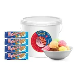 Combito Helado y Galletas