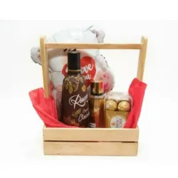 Combo Boutique Ruavieja - Caja Madera con Asa