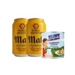 Combo de Maltas con Leche Condensada