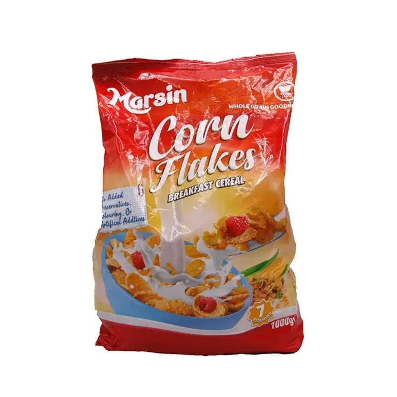 Copos de Maíz Marsin 1 kg (1000G) - Cereal para Desayuno