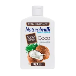 Crema Corporal Natural Milk con Coco 371 ml