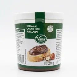 Crema de cacao con avellanas Vima Foods – 210 g