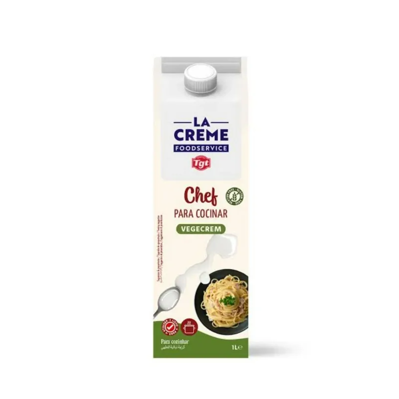 Crema Vegetal para Cocinar La Crème Vegecrem Chef 1 L