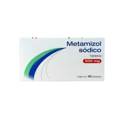 Dipirona 500 mg – Metamizol Sódico – 10 Tabletas