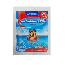 Electrolitos APO Sabor Manzana 28.3 g | Polvo para Solución Oral