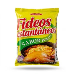 Fideos instantáneos sabor pollo – 65 a 80 g