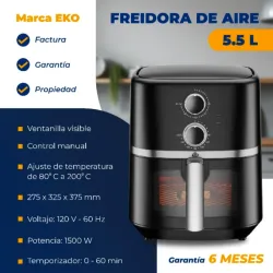 Freidora de Aire EKO 5.5L – 1500W