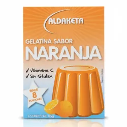 Gelatina Aldaketa Naranja - 2 Sobres (85g cada uno)