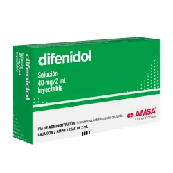 Gravinol Difenidol Solución Inyectable – 40 mg / 2 ml