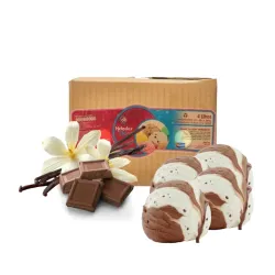 Helado Rizado Chocolate y Vainilla 4 Litros 