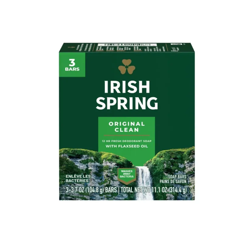 Irish Spring Jabón en Barra – Pack 3 Unidades