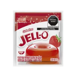 Jello Gelatina en Polvo Sabor Fresa 25g