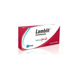Lamblit Metronidazol 500 mg, Caja con 30 Tabletas