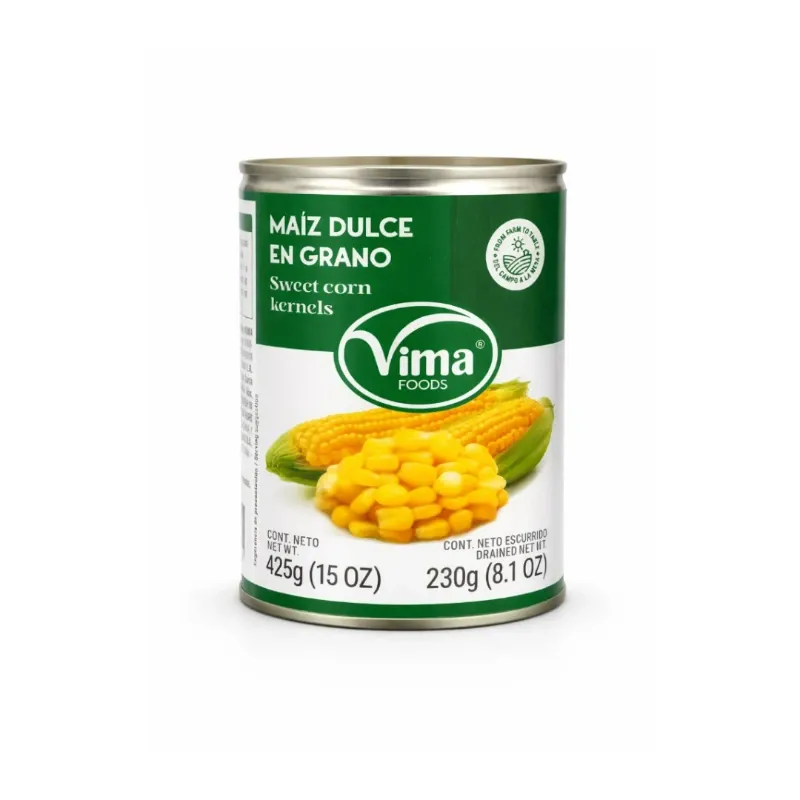 Maíz dulce en grano Vima Foods (425 g / 15 oz)