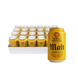 Malta Burge Meester Caja 24 Latas de 330 ml