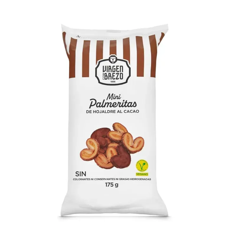 Mini Palmeritas de Hojaldre al Cacao - Bolsa 175 g