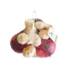 Mixto Importado de Cebolla Morada (1 kg) y Ajo (10 cabezas) 