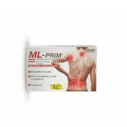 ML-PRIM Cápsulas (12 unid.) - Metocarbamol + Ibuprofeno 