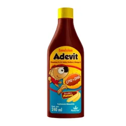 Naturex Adevit Emulsión Aceite de Hígado de Bacalao 240ml – Vitaminas A y D