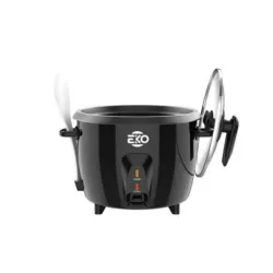 Olla Arrocera Eléctrica EKO Negra 1.8 L | 700 W