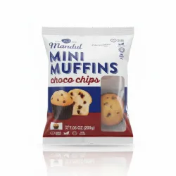 Pack de 10 Mini Muffins Mandul con Chips de Chocolate 200g