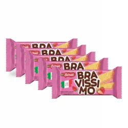 Pack x5 Sorbeto Bravissimo - Fresa (50gr c/u)