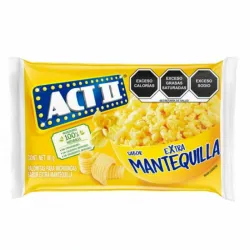 Palomitas de Maíz Extra Mantequilla 87g para Microondas