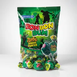 Paquete de Chupa Chups Bon Bon Bum Zombie 24 Unidades 