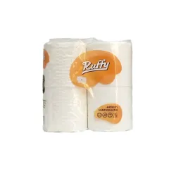 Paquete de papel sanitario de 4 rollos