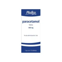 Paracetamol 500 mg Medley – 10 Tabletas