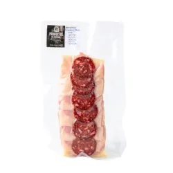 Picadera Mixta | Queso Gouda, Jamón Tipo Barra y Chorizo Vela