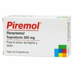 Piremol Paracetamol - Supositorios 300mg