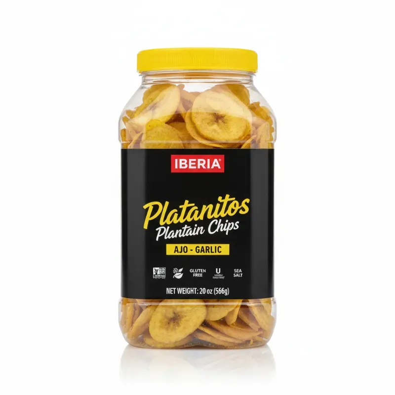 Platanitos Iberia Sabor Ajo 565 gr