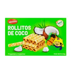 Rollitos de coco 120 g